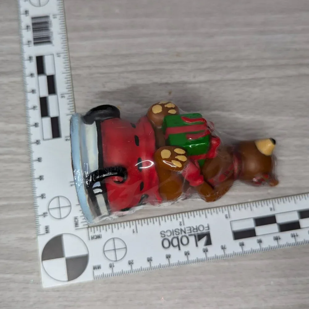 The White Barn Candle Co North Pole Figural Candle Trio-Santa, Presents, Snowman